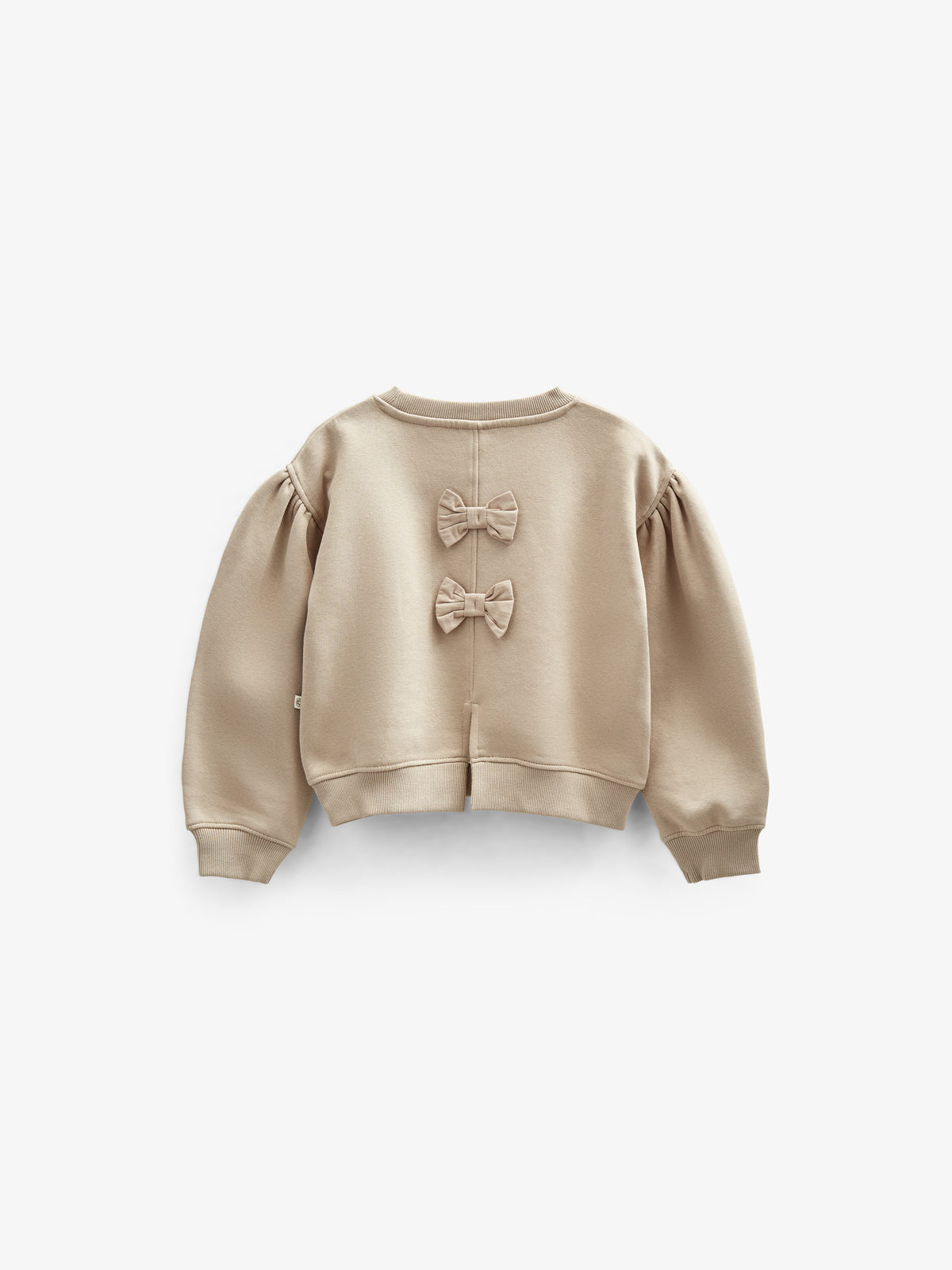 Sweatshirt met strikdetail - Kids - Caffe Latte | 100816 Ruth