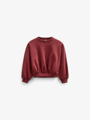 Baloon sweatshirt - Tween - Burgundy | 100819 Joanna