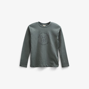 Slub Jersey T-shirt met lange mouwen - Tween - Dusty Dark Green | 100835 Kevin