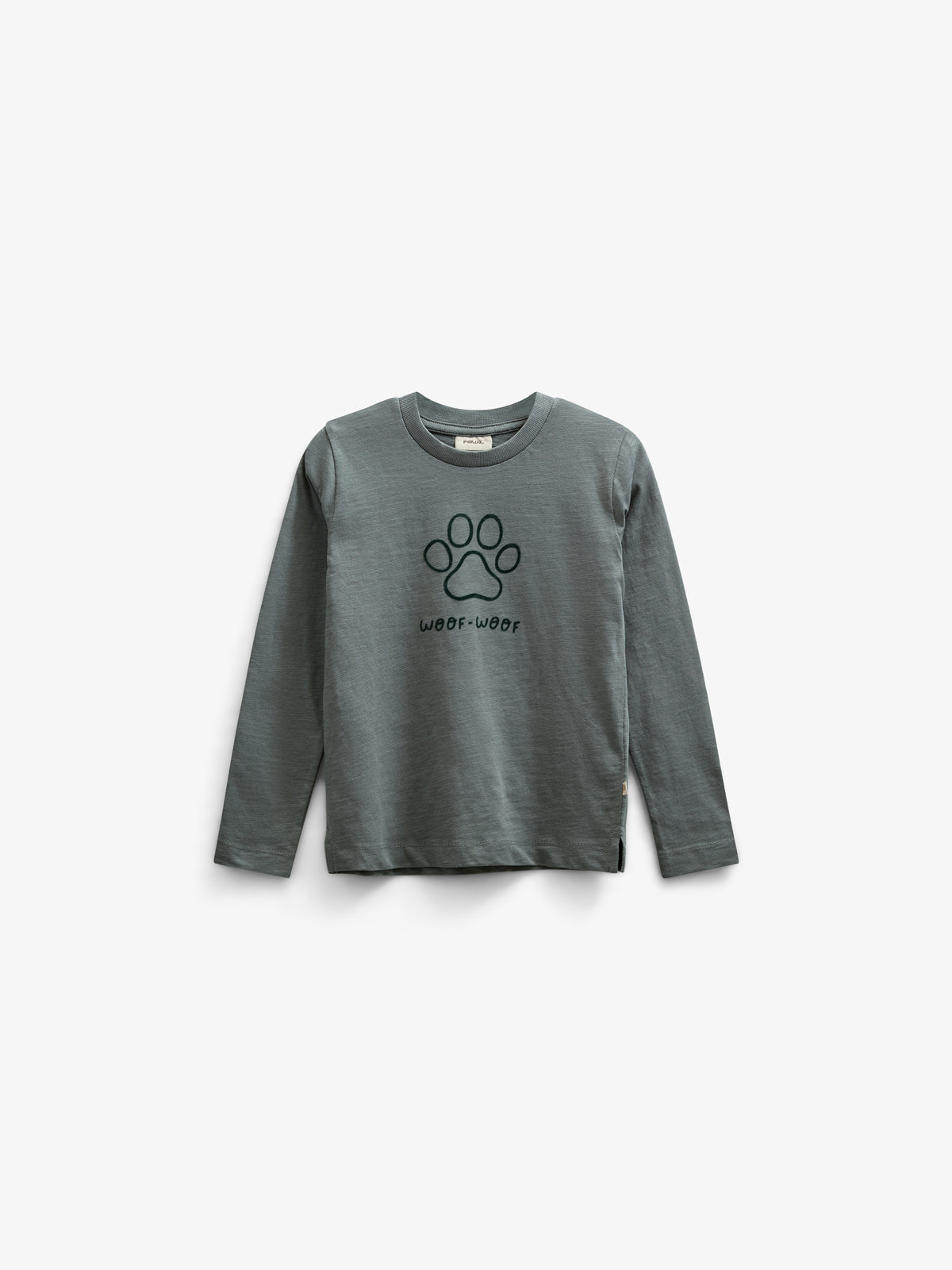 Slub Jersey T-shirt met lange mouwen - Kids - Dusty Dark Green | 100834 Kevin