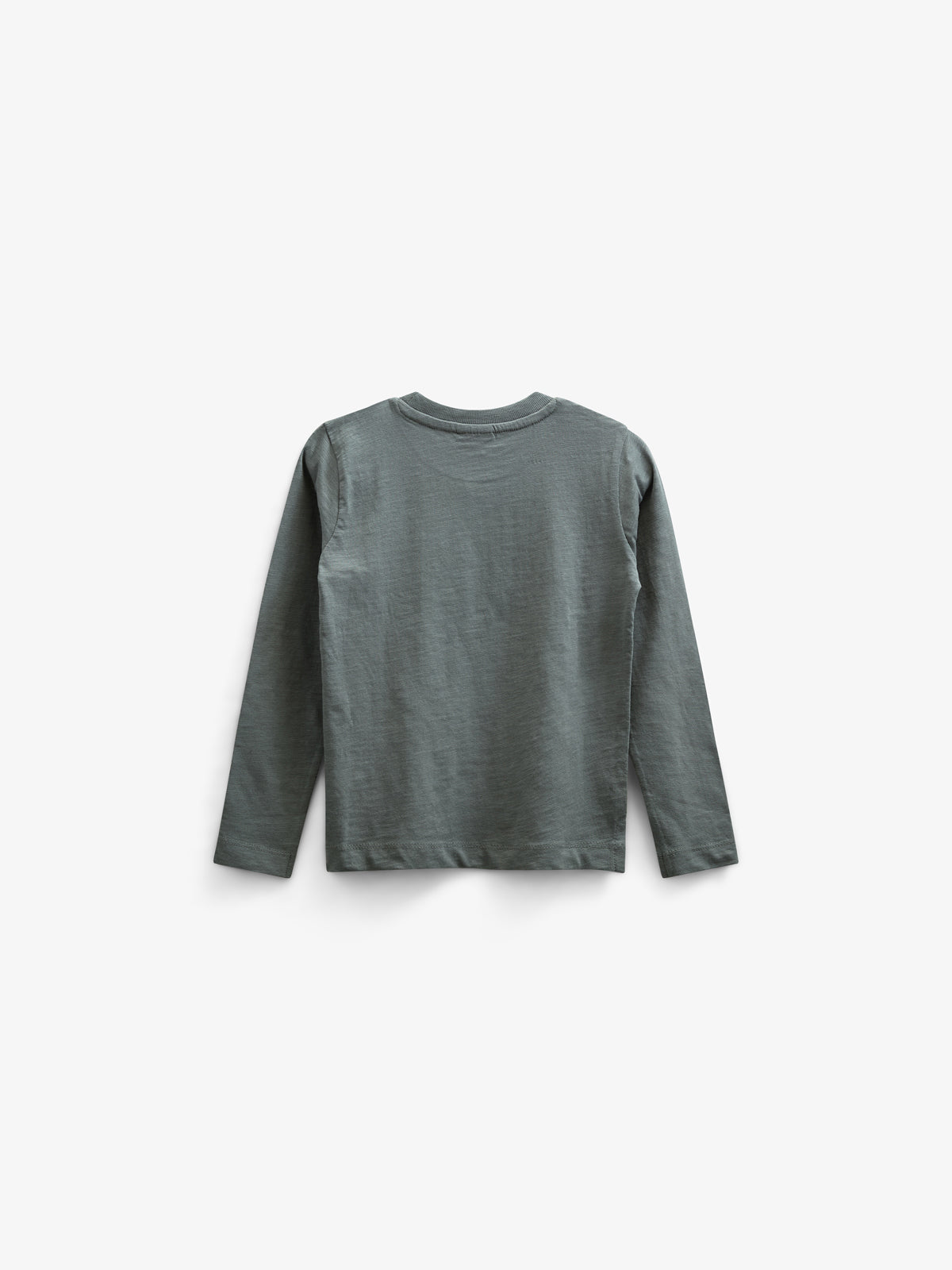 Slub Jersey T-shirt met lange mouwen - Kids - Dusty Dark Green | 100834 Kevin