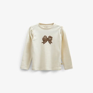 Longsleeve T-shirt met Frontprint - Kids - Off White | 100848 Kendell