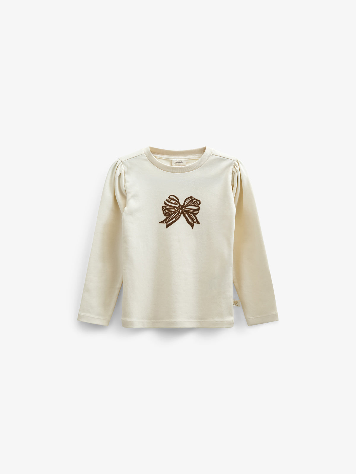Longsleeve T-shirt met Frontprint - Kids - Off White | 100848 Kendell