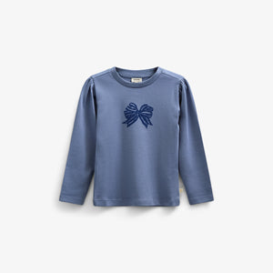 Longsleeve T-shirt met Frontprint- Kids - Blue | 100850 Kendell
