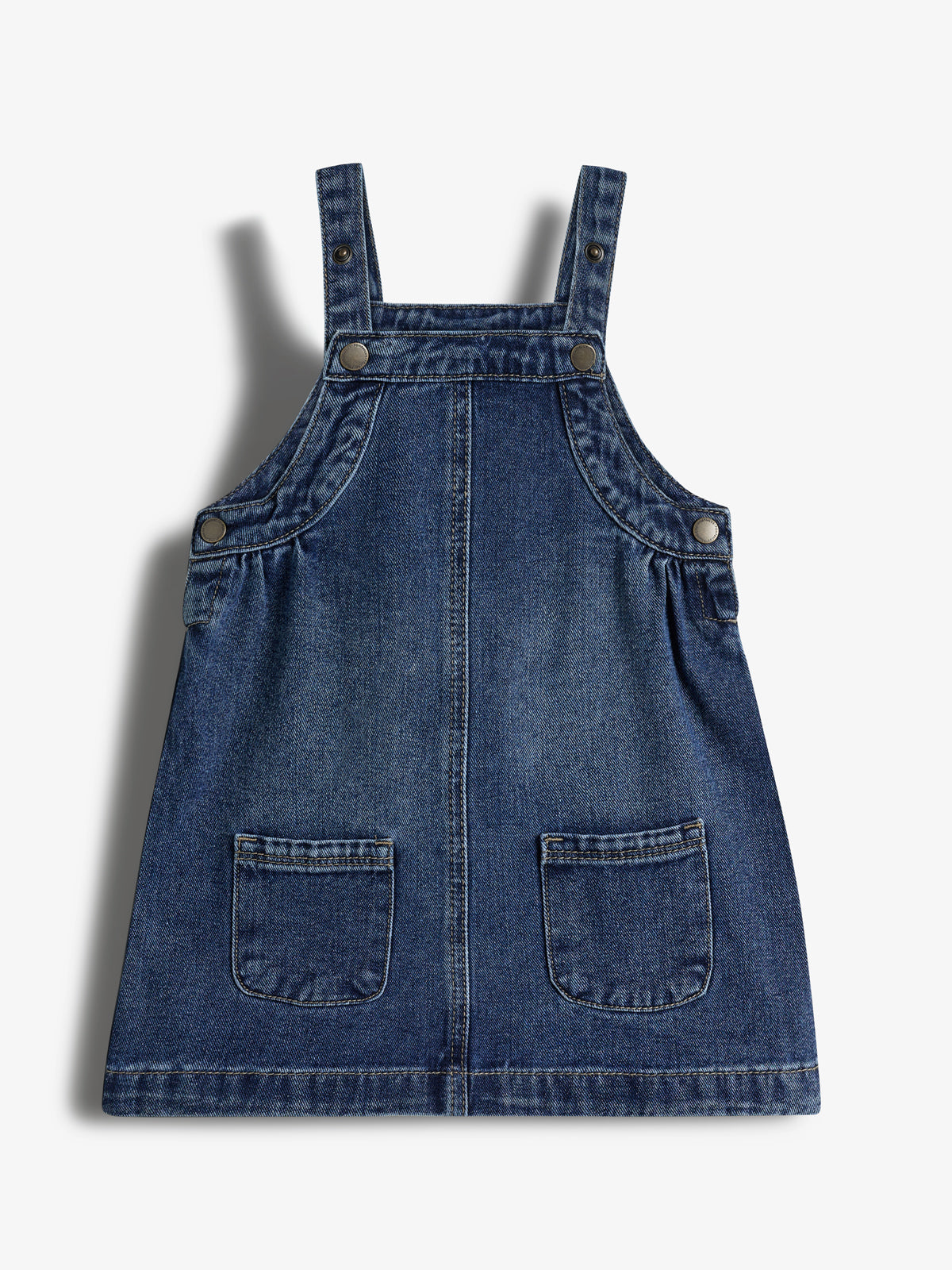 Denim Spencer Jurk - Little - Dark Blue Denim