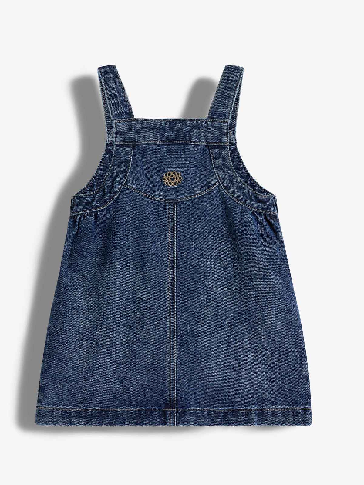 Denim Spencer Jurk - Little - Dark Blue Denim