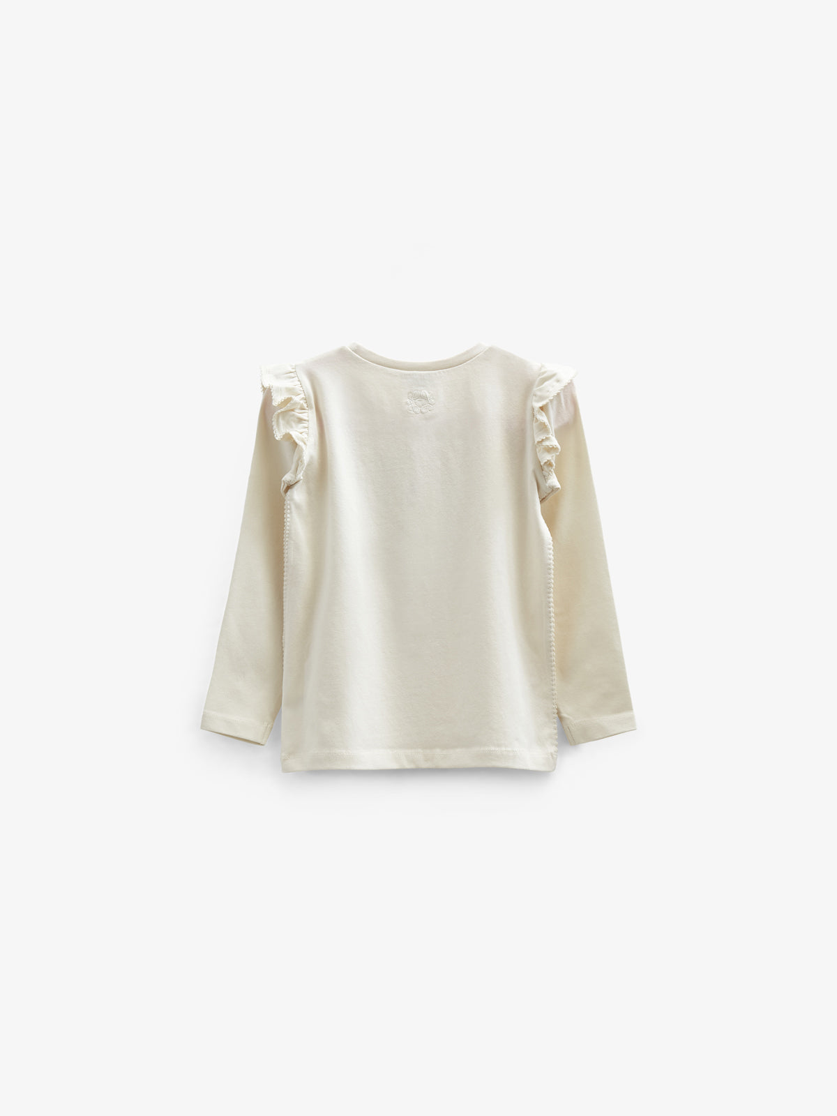 Jersey blouse met ruches - Kids - Off White | 100862 Talia