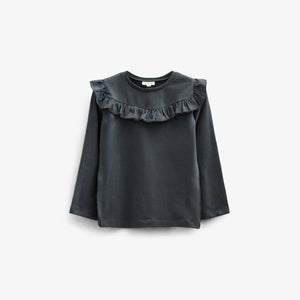 Jersey blouse met ruches - Kids - Forrest Green | 100866 Talia