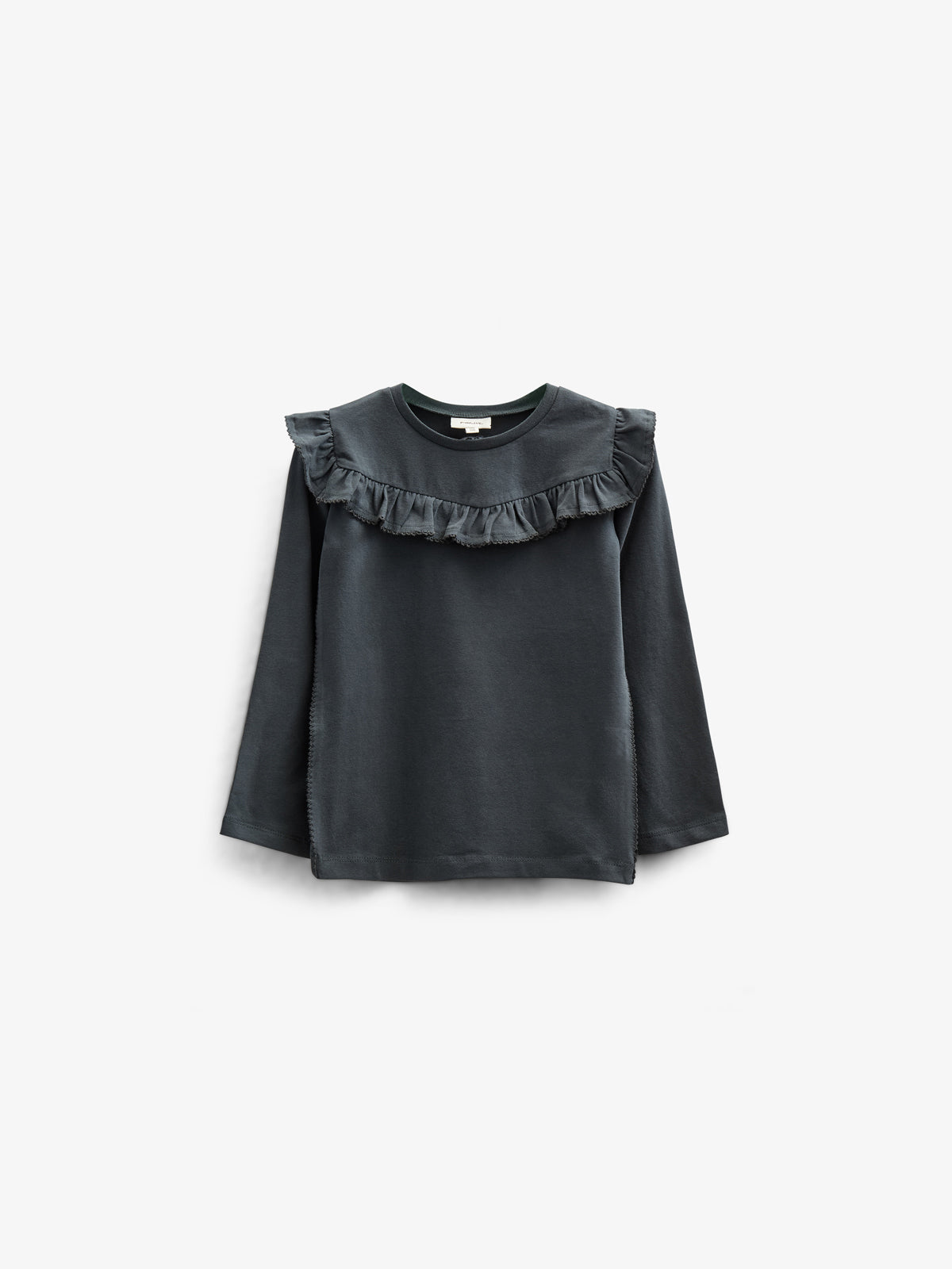 Jersey blouse met ruches - Kids - Forrest Green | 100866 Talia