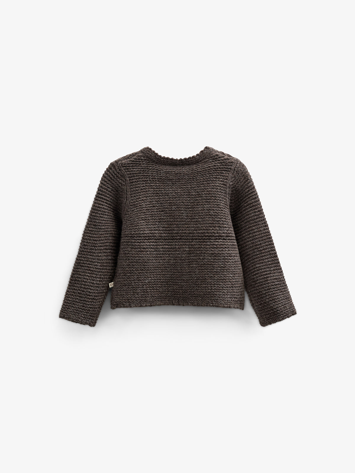 Gebreid Wollen Vest - Kids - Chocolate Melange | 100876 Maya