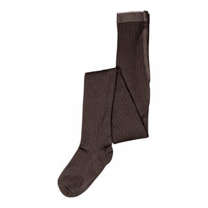 MP Wollen Rib Panty - All - Chocolate Melange | 100878 MP Wool tights