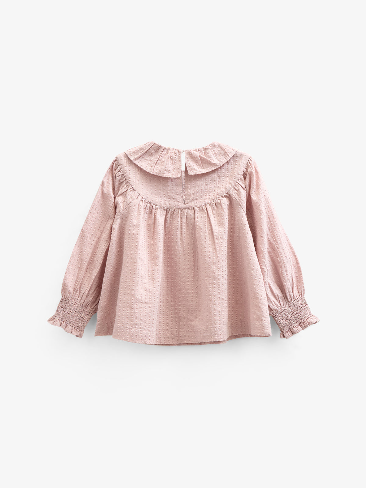 Katoenen blouse met kraag - Kids - Rose | 100884 Claire