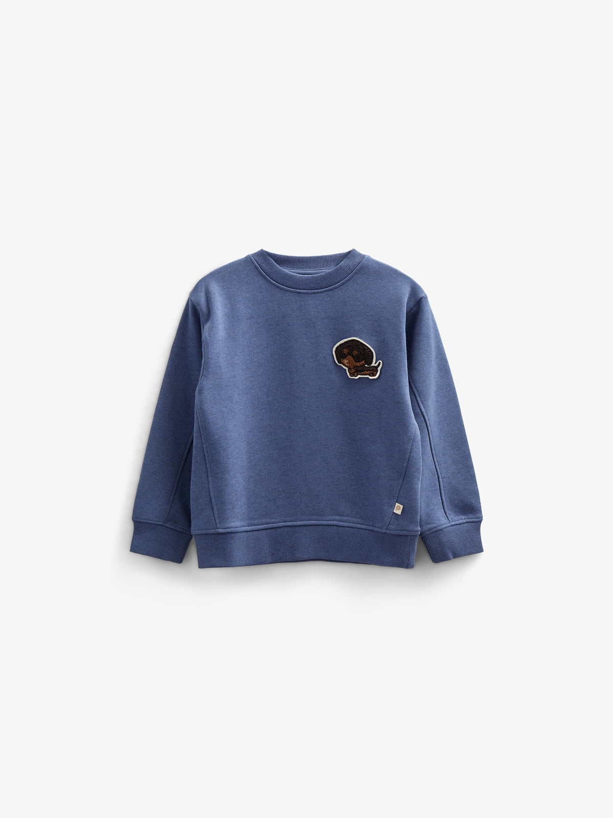 Sweatshirt met ronde hals - Kids - Indigo Blue Melange | 100888 Justin