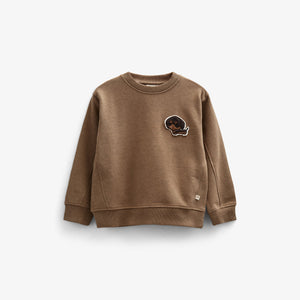 Sweatshirt met ronde hals - Kids - Coffe Melange | 100890 Justin