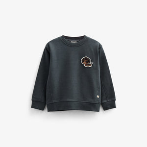 Sweatshirt met ronde hals - Kids - Forest Green Melange | 100892 Justin