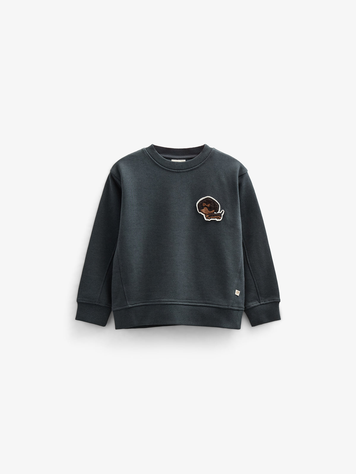 Sweatshirt met ronde hals - Kids - Forest Green Melange | 100892 Justin