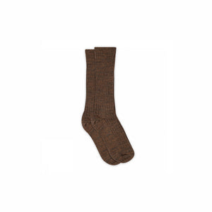 MP Wollen slobkousen - All - Chocolate Melange | 100902 MP Quinn Socks