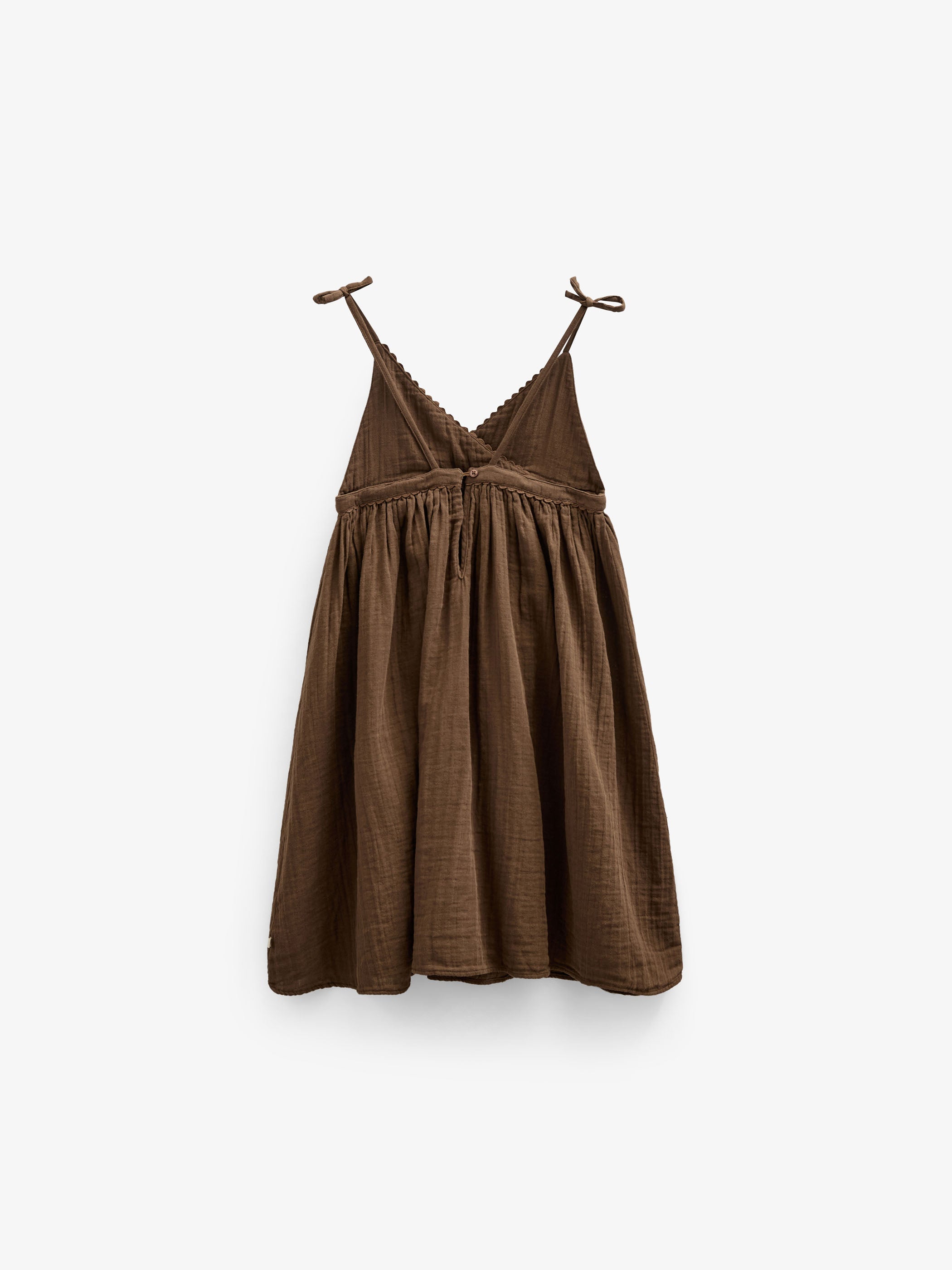 Gaze Bandjesjurk - Tween - Dark Brown | 100910 Jasmine