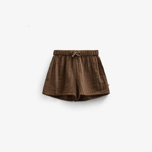 Gaas Shorts - Kids - Dark Brown | 100922 Jasmine