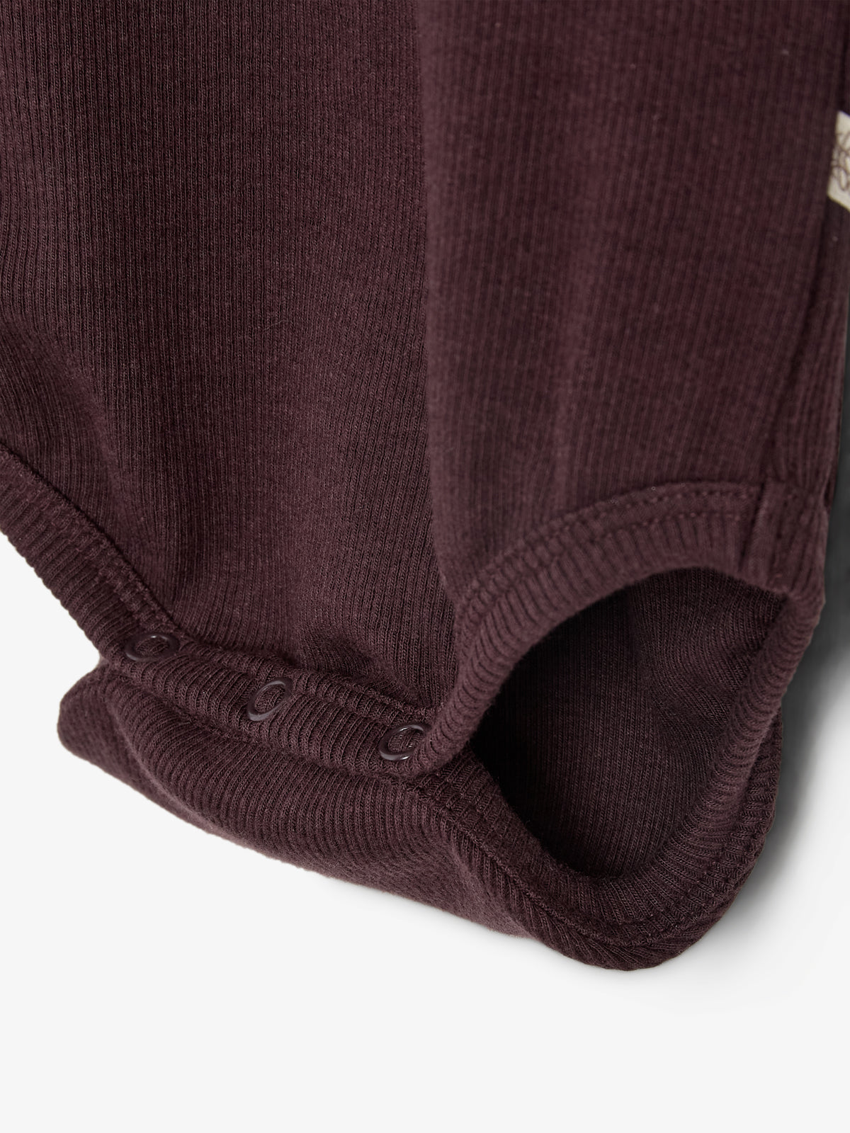 Basic Modal Rib Bodysuit - Little - Dark Purple