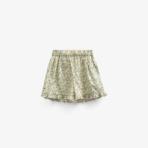 Bloemenbedrukte poplin shorts - Kids - Green | 100958 Poppy