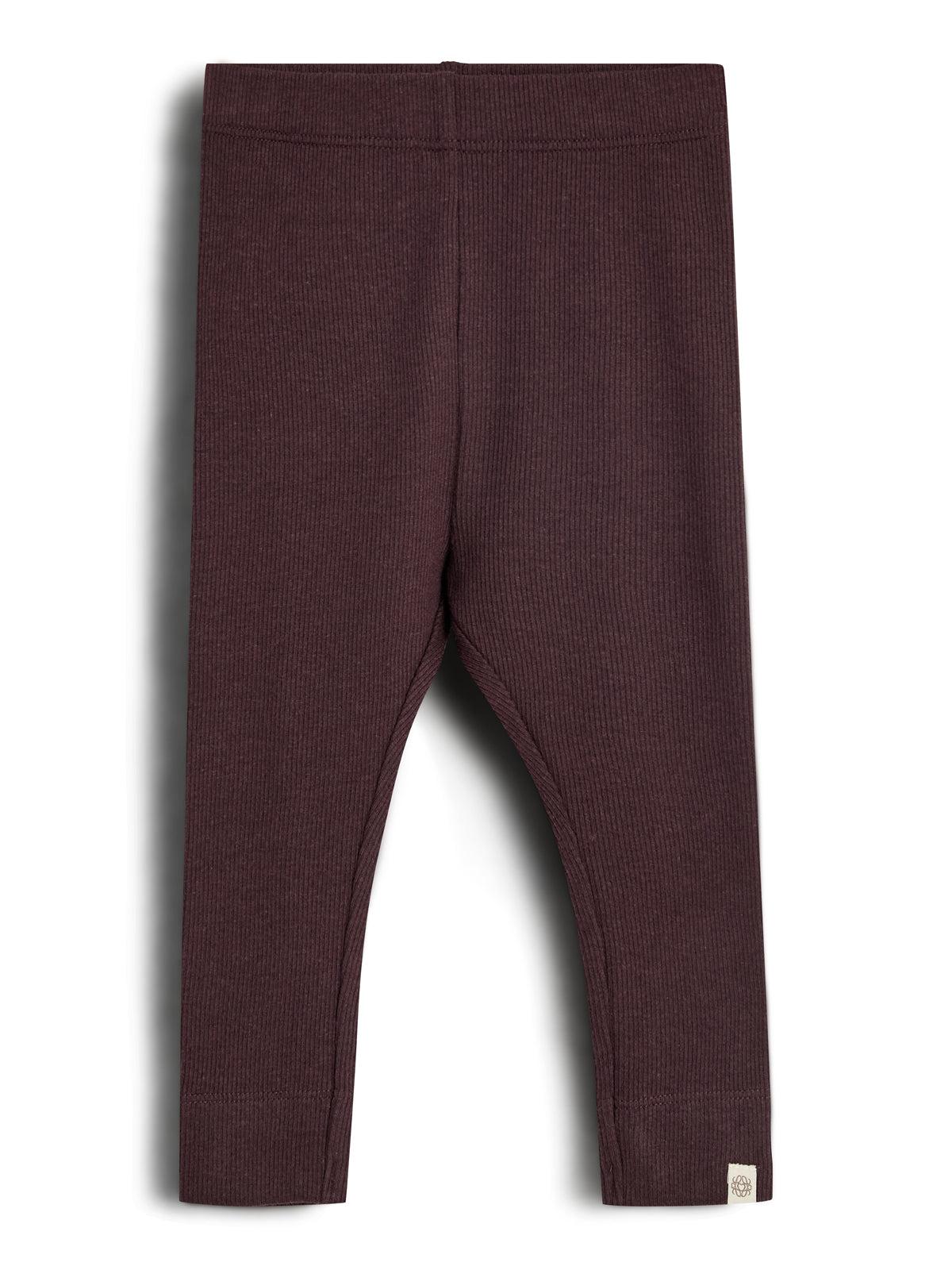 Basic Modal Rib Legging - Little - Dark Purple