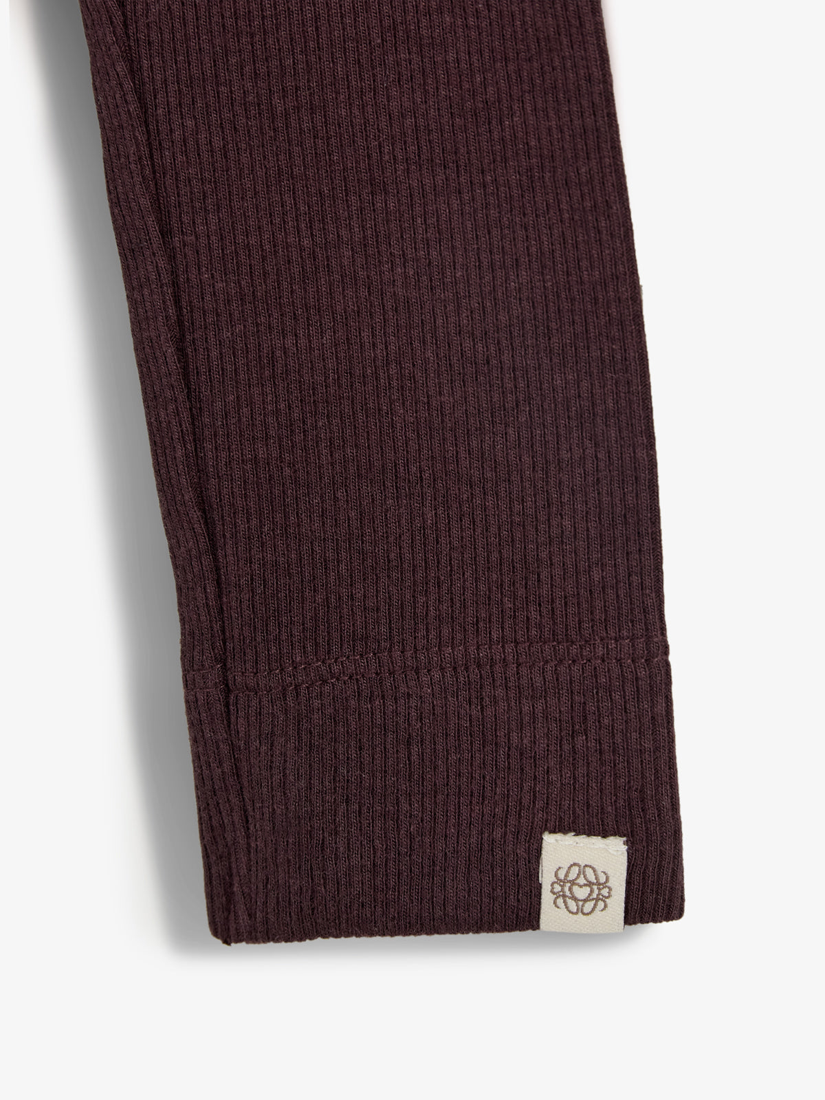 Basic Modal Rib Legging - Little - Dark Purple