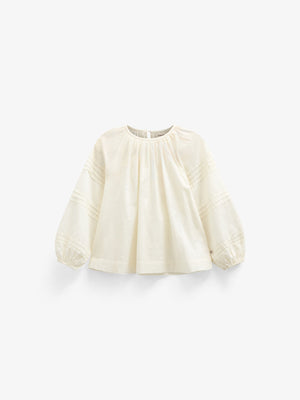 Blouse met lange mouwen - Kids - Offwhite | 100988 Willa