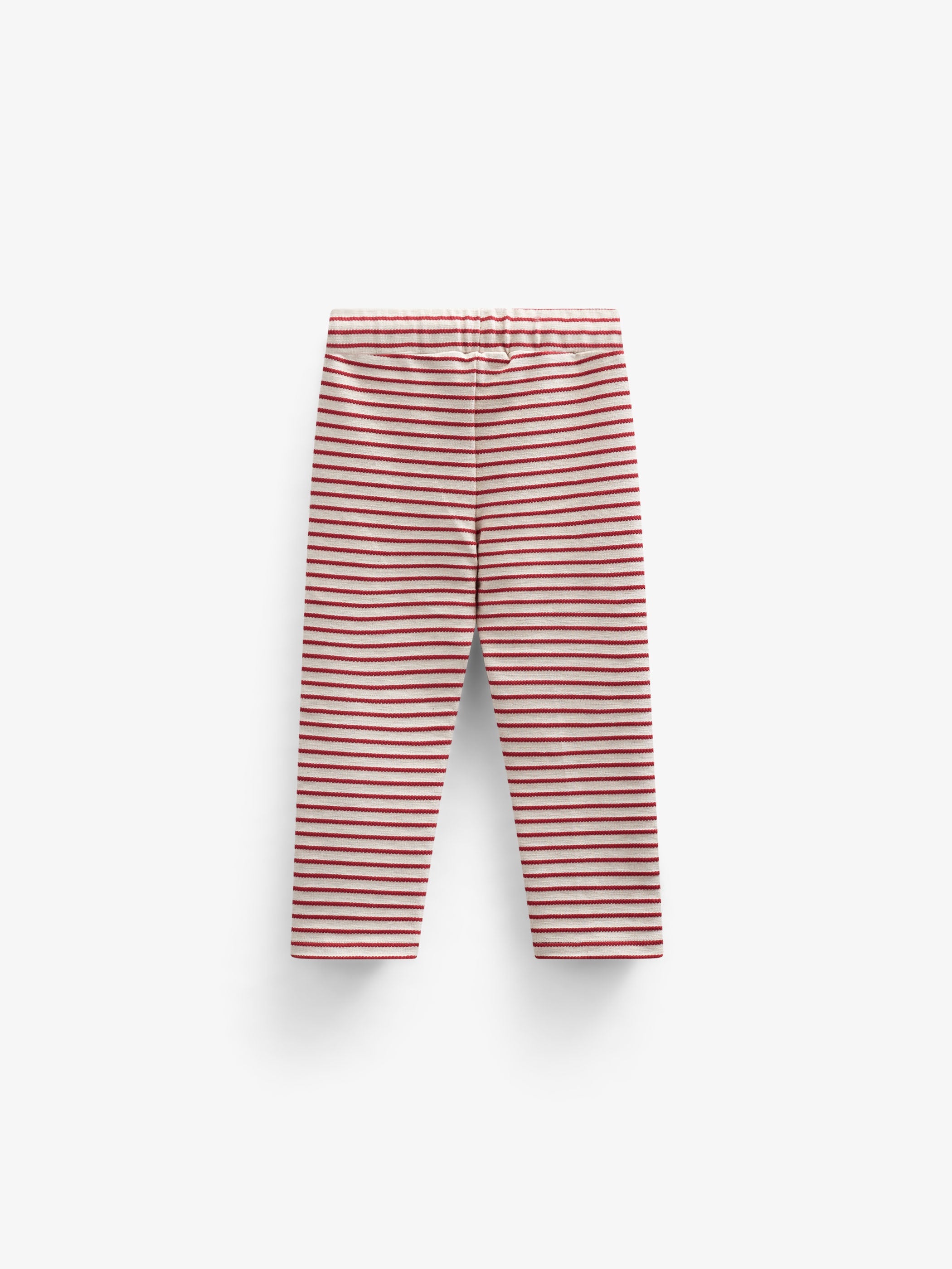 Gestreepte Jerseybroek - Kids - Cherry Red | 100999 Emmie