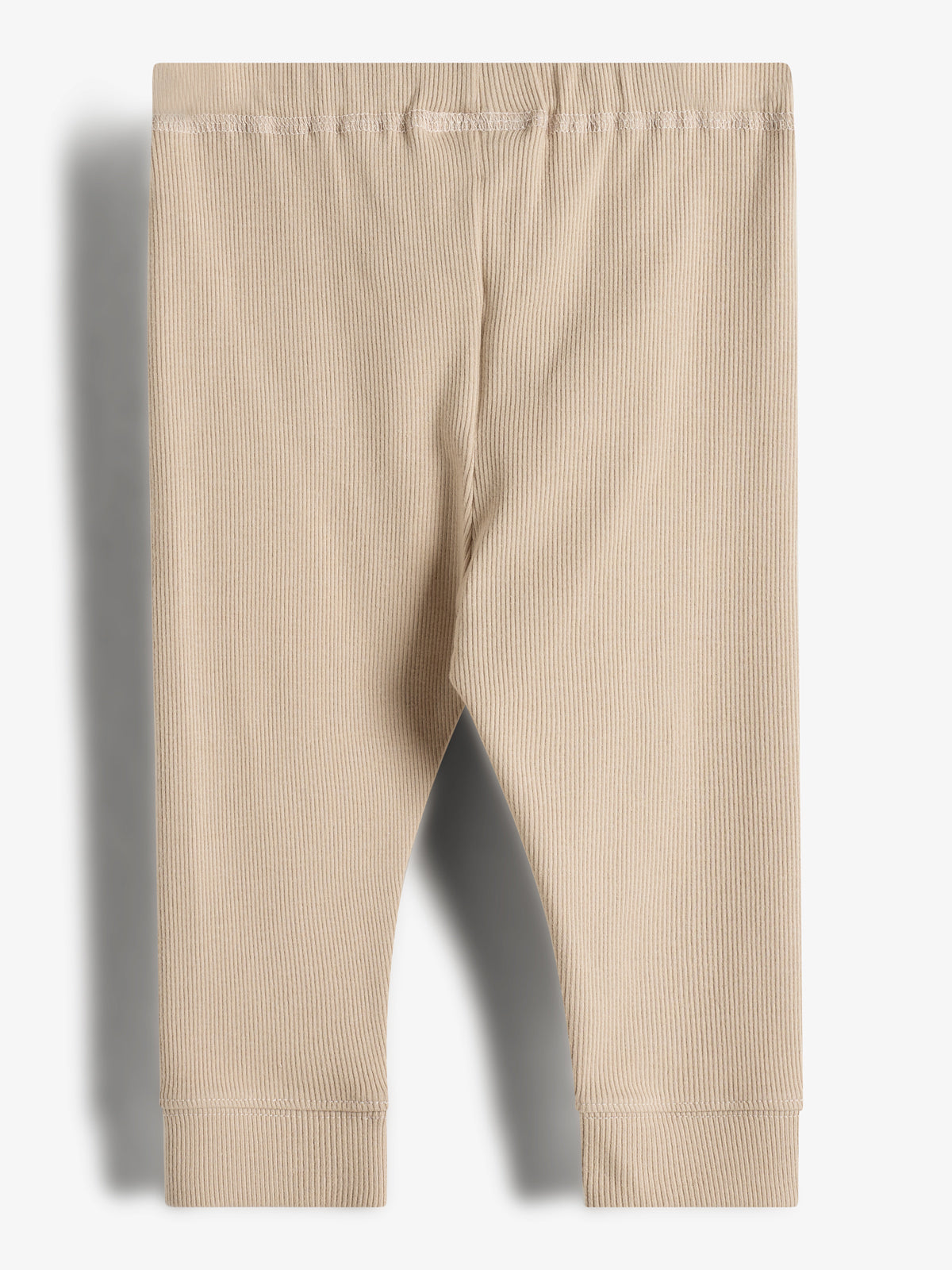 Basic Rib Broek - Little - Beige