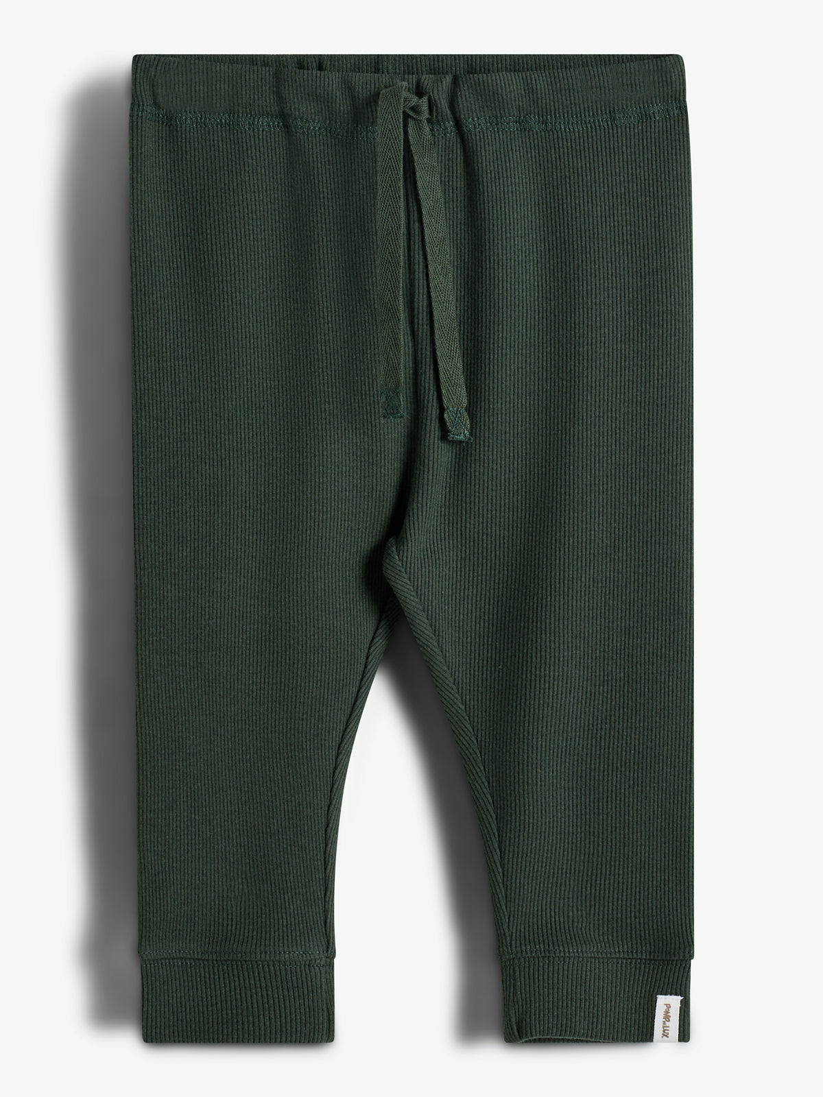 Basic Rib Broek - Little - Dark Green