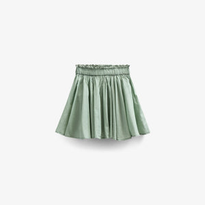 Katoenen rok met Ric Rac ruche - Tween - Dusty Green | 101069 Alma