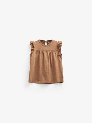 Jersey blouse met Ric Rac Ruche - Kids - Coconut | 101041 Gabriella