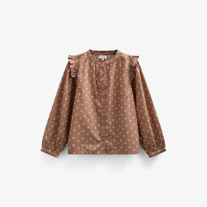 Bedrukte Poplin Overhemdblouse - Kids - Coconut | 101057 Camilla