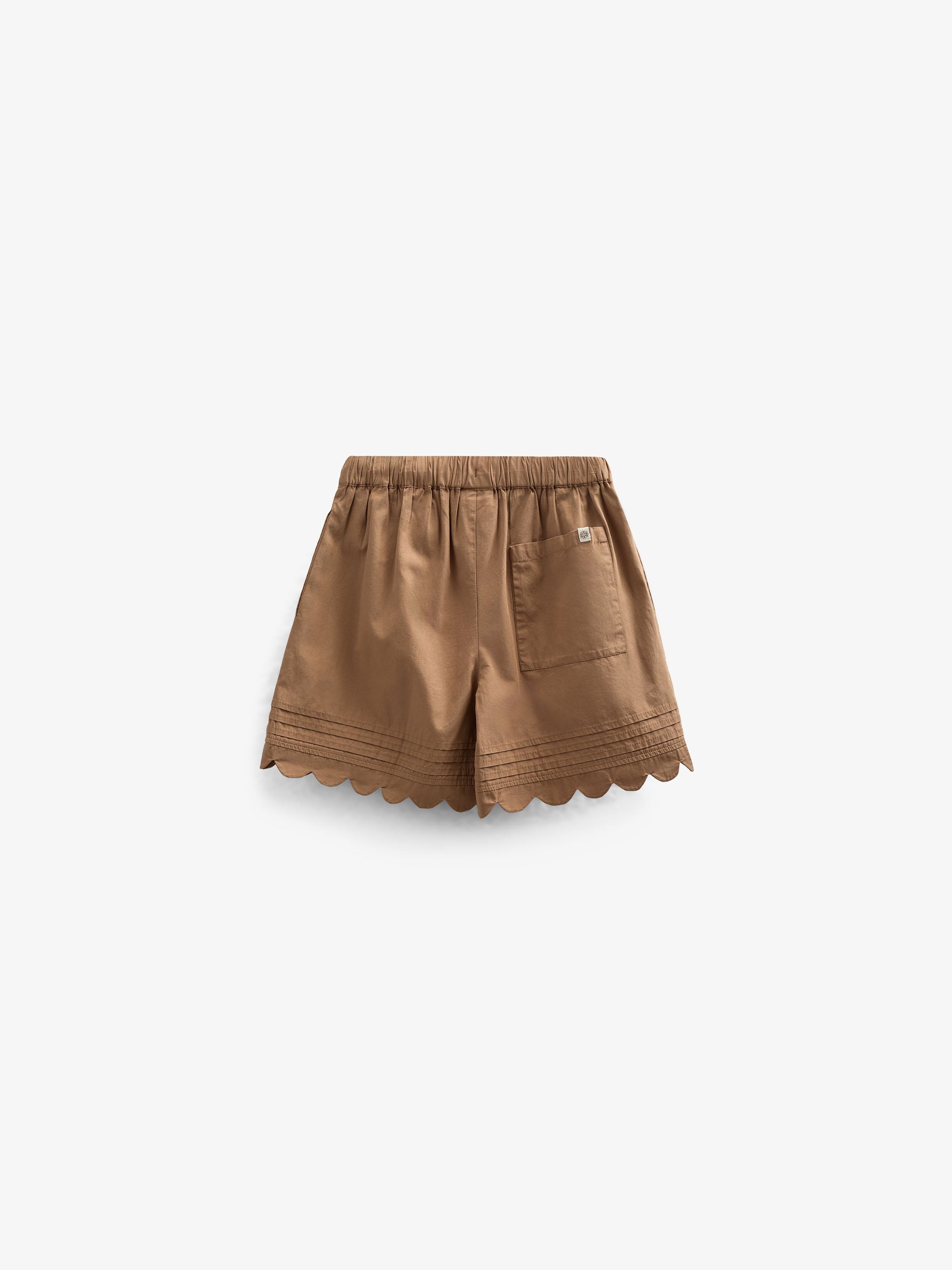 Poplinshorts met Geschulpte Rand - Kids - Coconut | 101044 Joy