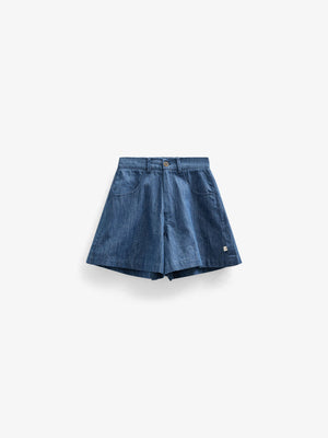 Uitlopende lichte denimshorts - Tween - Blue Denim | 101084 Isabella