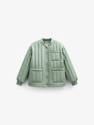 Thermische Tech Jas - Kids - Dusty Green | 101112 Athur