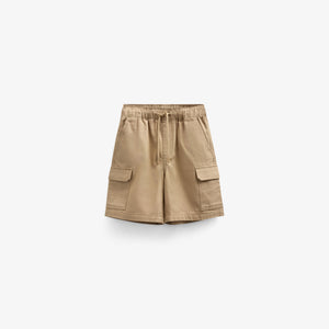 Canvas Cargo Shorts - Tween - Khaki | 101121 Isack