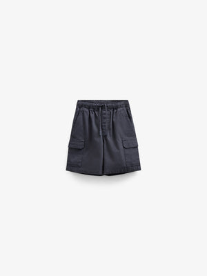 Canvas Cargo Shorts - Tween - Navy | 101123 Isack