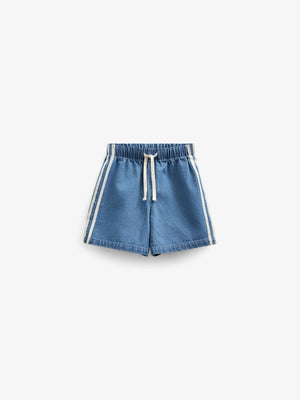 Baggy Denimshorts met Tape - Tween - Blue Denim | 101143 Callum