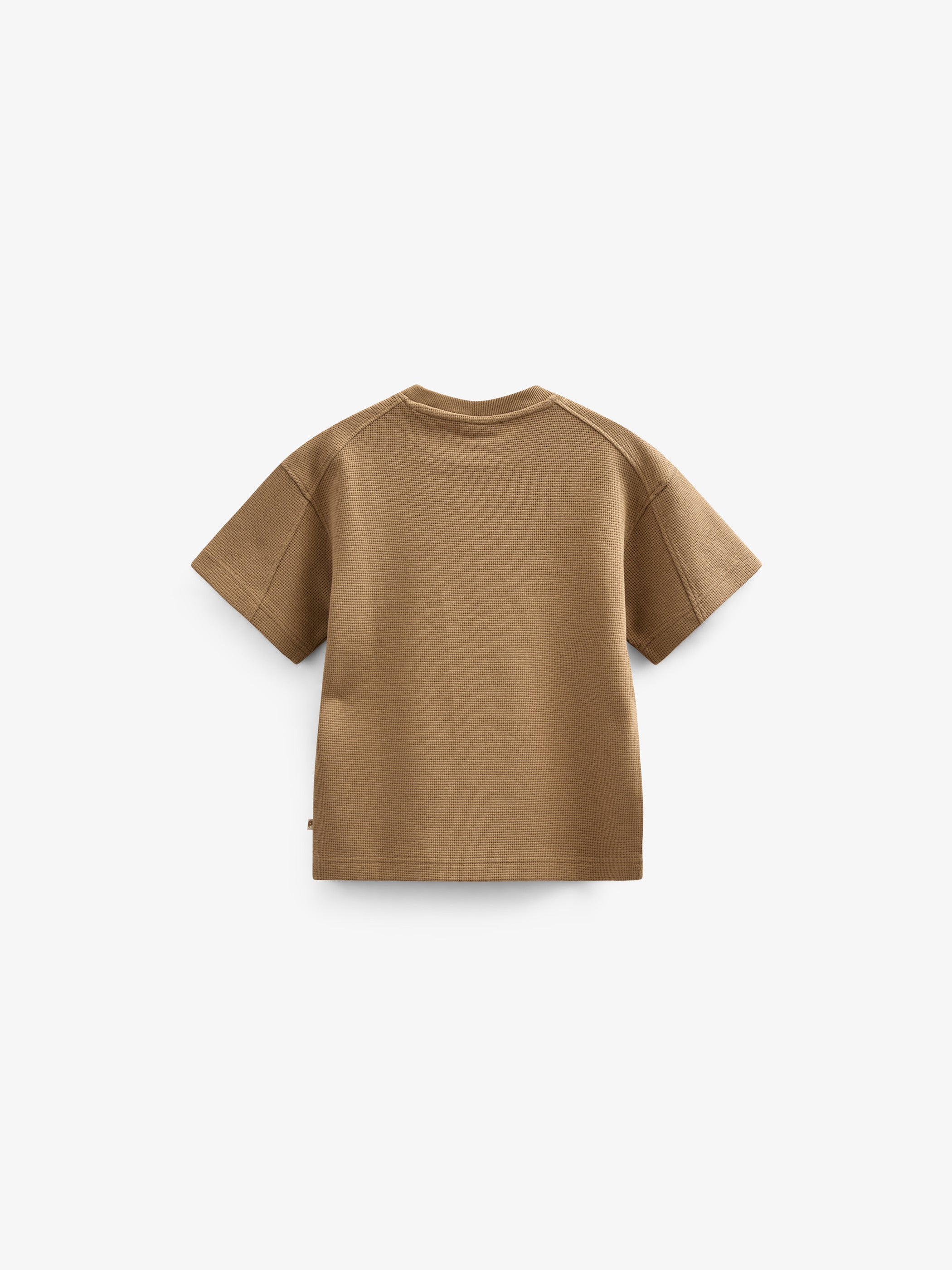 Wafel T-shirt - Kids - Khaki | 101148 Evan