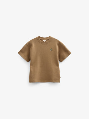 Wafel T-shirt - Tween - Khaki | 101149 Evan
