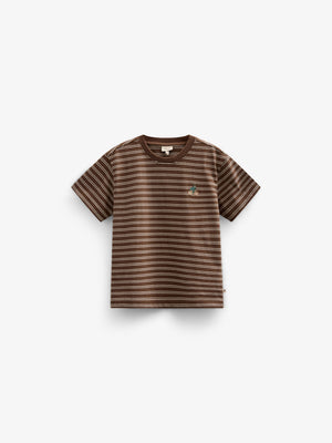 Gestreept T-shirt - Kids - Dark Brown | 101177 Otto