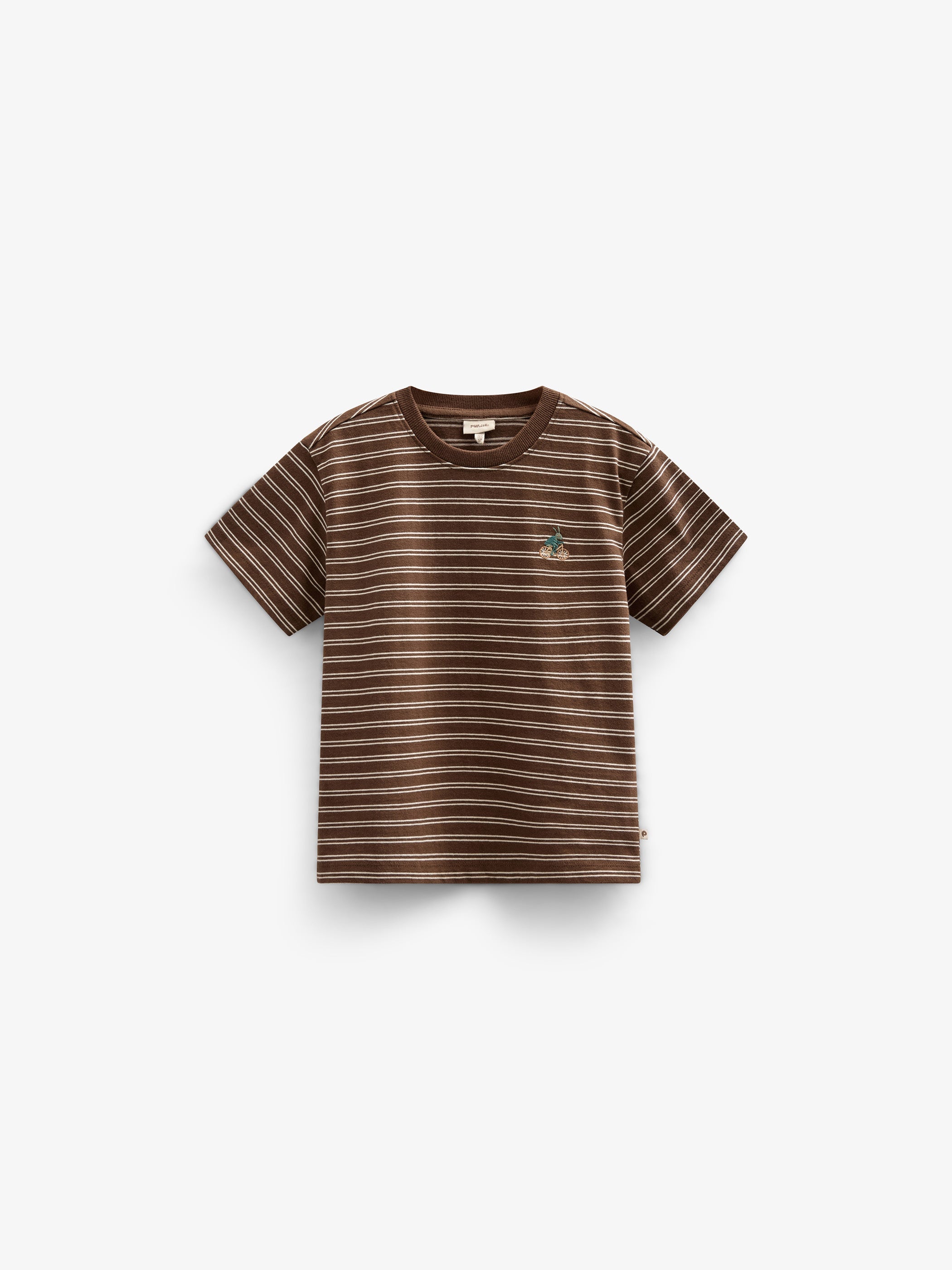 Gestreept T-shirt - Kids - Dark Brown | 101177 Otto
