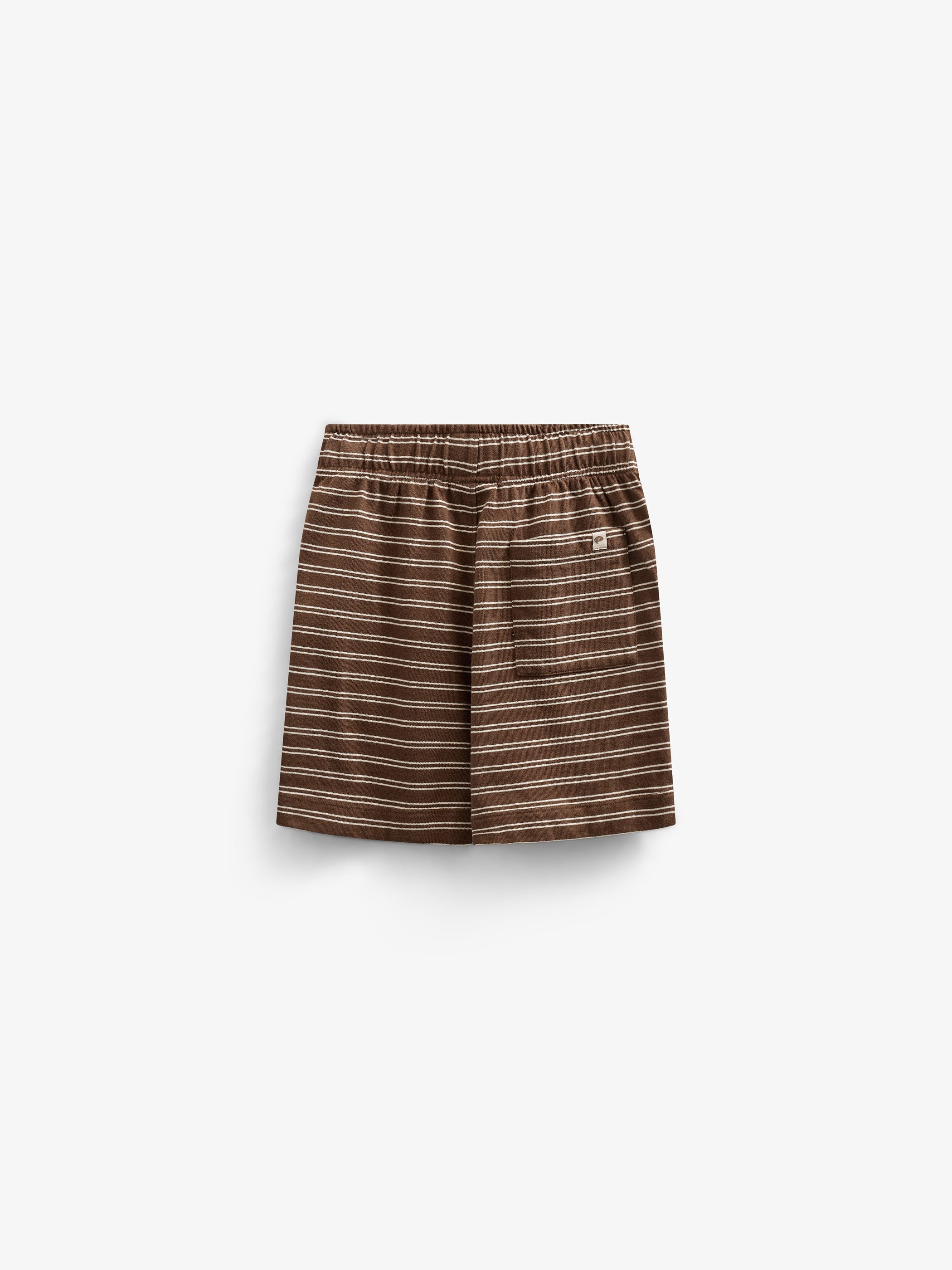 Gestreepte Jersey Shorts - Kids - Dark Brown | 101181 Otto