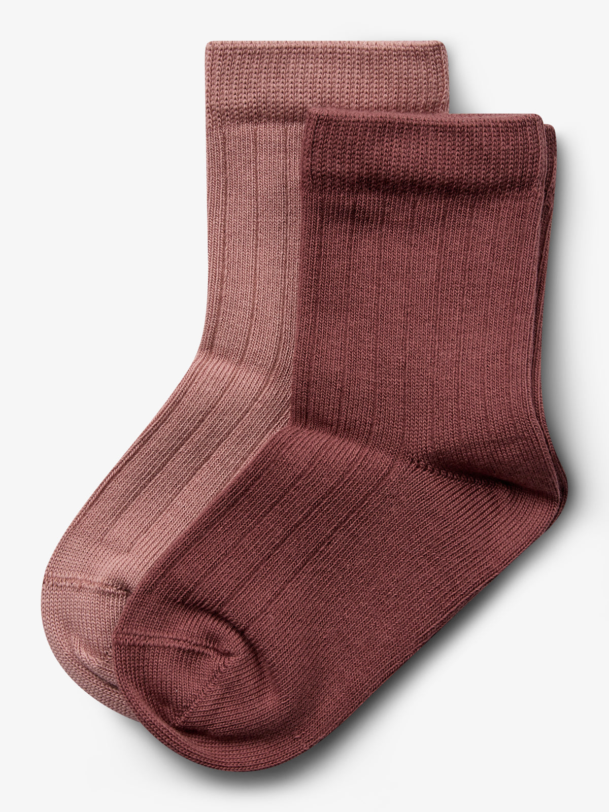 Sokken 2-pack - Little - Dusty Rose/Dark Rose