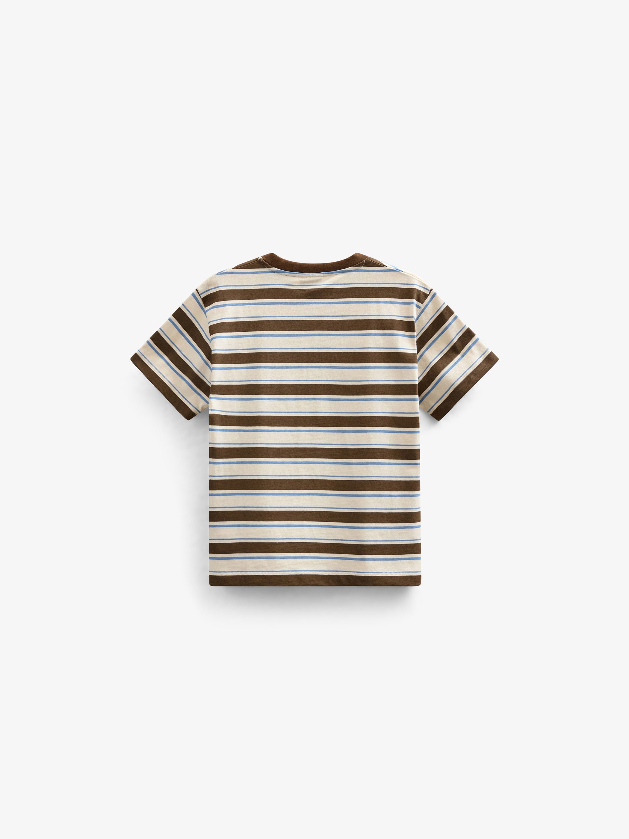 Retro Striped T-shirt - Tween - Dark Brown | 101274 Steven