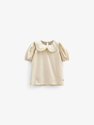Jerseyblouse met Kraag - Tween - OffWhite | 101278 Nini