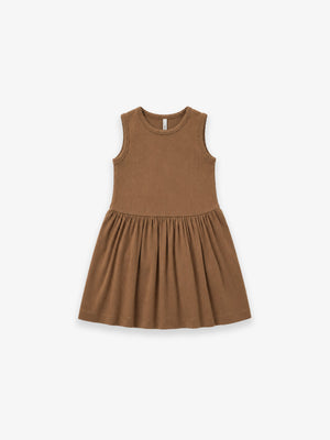 Mouwloze Modal Rib Jurk - Kids - Coconut | 101297 Lottie