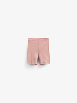 Modal Rib Korte Tights - Kids - Rose Tan | 101314 Lottie